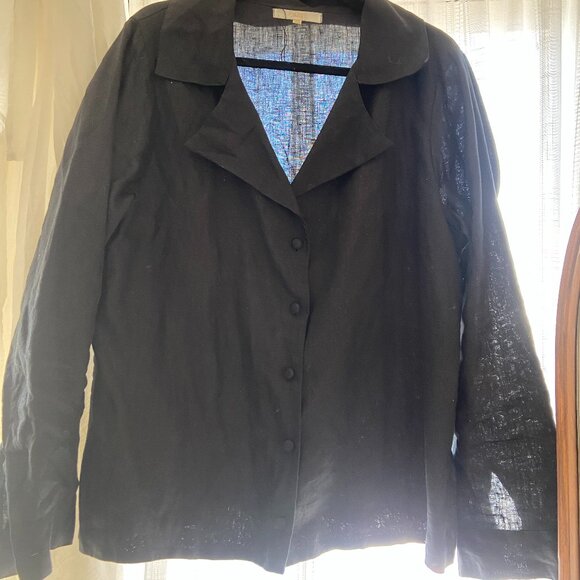 Oversized POSSE Linen Button Down - Picture 2 of 3